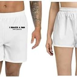 Men and Women Printed Regular fit Casual Polyester Couple White Shorts (ZPOD-0004028-set-S_ms)-image-77