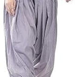 Women's semi Patiala Salwar Pants, Traditional Pleated Design-picture-13