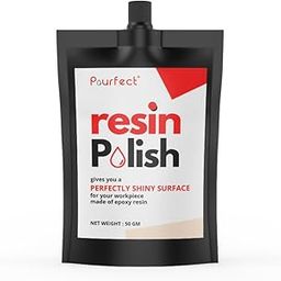 Pourfect Resin Polish - 50gm pack | Gloss for resin artworks | wood polish | universal polish for furniture & resin-image-52