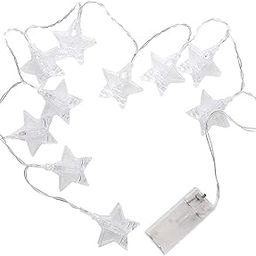 Pinakine® BZ756 10 LED Battery Star Photo Clips for Decorative Lamp Strings Colorful|64016843PNK-9