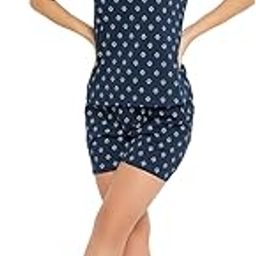 Women's Cotton Printed Top and Shorts Set-image-39
