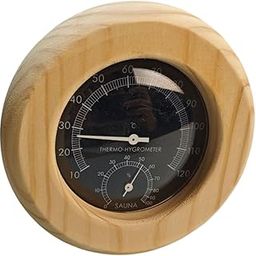 Enakshi (LABEL) Creations Sauna Hygrothermograph Easy to Read Equipment for Bathroom Greenhouse Office Black-image-99