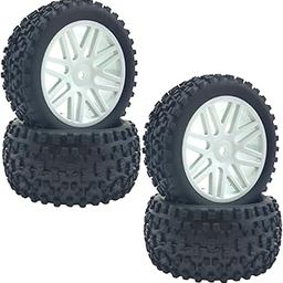 ATORSE 4X Rubber Tire Kit 12Mm Hex for Wl Toys 1/12 Remote Control Car Accessories White-image-29