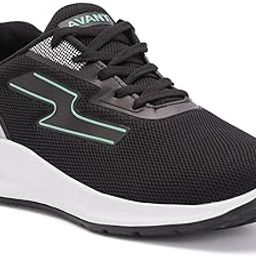 Men's PassionX Walking Shoes with Cushioned Insoles and Bouncy EVA Outsole - Black-12