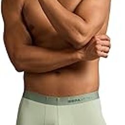 Men's Nylon Micro Fibre Seamless Long Trunks Underwear-20