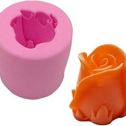 Matin Silicon Soap, Chocolate and Candy Moulds, 1 Cavity, 3D Rose Bud Shape, Reusable(WCM003))-image-4
