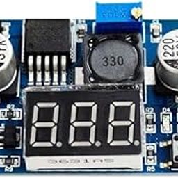 LM2596 2A Buck Step-down Power Converter Module DC 4~40 to 1.3-37V LED Voltmeter-image-50