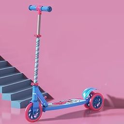Lifelong Scooter for Kids 3+ Years - Foldable Kids Scooter with Adjustable Height - Kick Scooter Capacity 50kg- Baby Scooter Toys for 3+ Year Old boy & Girl - Skate Scooter (Sky Blue & Pink)-image-47
