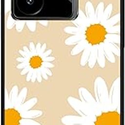 NDCOM for Realme GT 7T 5G Back Cover | Premium Realme GT 7 Back Cover | Stylish Realme GT7T Back Cover | Yellow Daisy Cute Flower Printed Metal Case-image-50
