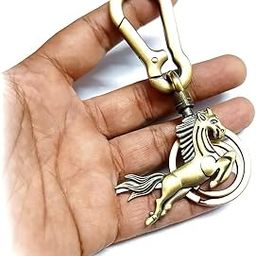 Double Ring with Openable Hook Metal Keychain for bike, car, office multipurpose use, Standard Size-53