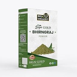 sign GOLD BIO ORGANIC Bhringraj Powder | Eclipta Alba For Hair, 100G,Multi-image-83