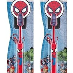 DUVON KIds Toothbrush Combo | Spiderman Manual Toothbrushes for Kids 3+ Years (Pack of 2)-image-28