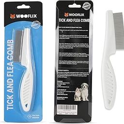 Wooflix Professional Tick & Flea Brush for Dogs, Removes Ticks & Fleas from Hair-Suitable for Dogs, Cats, Rabbits, Puppies & Kittens-picture-31