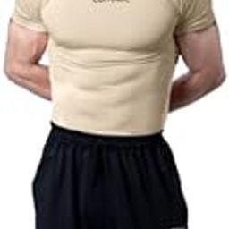 COITONIC Men Compression Half Sleeves Round Neck T-Shirt for Gym and Sports Wear-image-27