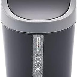 Small Portable Table Dustbin/Desk Dustbin with Attached lid and Swing Opening, Mini Trash bin Can Waster Bin for Office (Multicolor) (COVER LIDSize/inches 5.3 * 5.7, 2L)-12