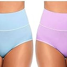 Women's Pattern/Solid Cotton Panty High Waist Panties-picture-48