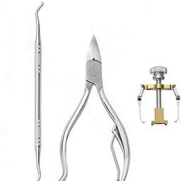 MAYCREATE® 3Pcs Toe Nail Correction Tool Pedicure Tool + Ingrown Toe Nail Lifter + Stainless Steel Nail Clipper/Nipper-image-26