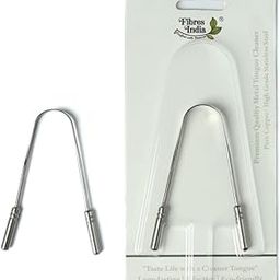 Fibres India Stainless Steel Tongue Cleaner for KIds | Oral Care Tool | Dental Care for Boys & Girls (Pack of 1)-image-22