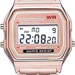 AJP ENTERPRIZE Vintage Rectangular Digital Dial Stainless Steel Band Watch for Men and Women (CASIO 01) Watch-image-11