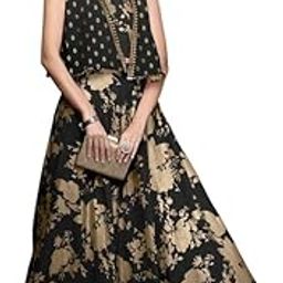 Women Floral Printed Top With Lehenga & Shrug-image-68