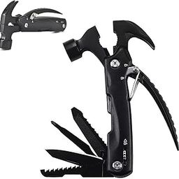 JANCOM Multi-Tool 12 in 1 Hammer Mini Hammer Camping Gear Survival Tool Multi-Functional Mini Hammer Outdoor Camping Hiking Gear Pocket Survival Tools Gadgets for Men Camping Gear Tools for Men-82