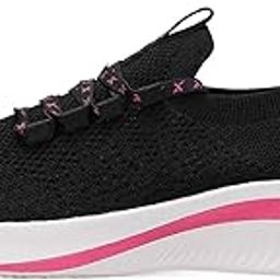 Sports Running Lightweight Casual Shoes for Women Lace Up Walking Breathable Soft Athletic Sneakers-image-2