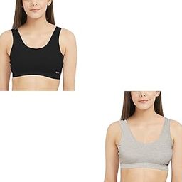 Non Wired Non Padded Crop Top Set with Full Coverage Cotton Sports Bra for Women Combo Pack for Daily Use-image-53