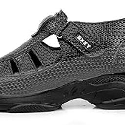Men's 3 Inch Hidden Height Increasing Stylish Casual Slip-On, Outdoor Sandals.-image-86