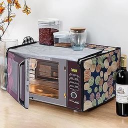 ZOSTERA Microwave Oven Cover Compatible With Samsung 28 Litre Convection Microwave Oven (MC28A5013AK/TL, Black) (52X49X31 Cms, Multi Color)-image-44