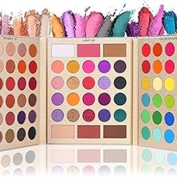 NAILSBAR PRE ALL SET Eyeshadow Palette Set Pro 86 Colors Makeup Kit Matte Shimmer Eye Shadow Highlighters Contour Blush Powder All In One Makeup Pallet-34