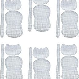 CALANDIS 6Pcs Mesh PVC Canvas Sheets Handmade Clear for Making Bag DIY Crafts | Latch Hooking Kits | Latch Hooking | Rug Making-picture-18