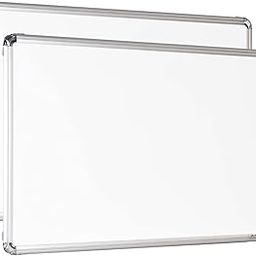 ALKOSIGN Astra Chrome Non-Magnetic Double Sided White Board (8 x 4 Feet) Both Side Writing Board with Melamine Surface | Dry Erase Marker Board for School, Home, Office, Classroom & Conference Room-picture-27