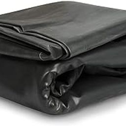 DEWAN SONS 40000 Liter HDPE Membrane Reinforced 550 GSM Rubber Heavy Sheet - Fish Pond Liner Garden Pools(Black, 20 ft x 10 ft)-image-7