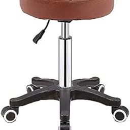 Finch Fox Height-Adjustable Swivel Bar Stool | Salon, Doctor, Medical, Spa Chair | Kitchen and Musicians Stool (Brown), Standard-picture-9