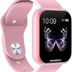 Bouncefit D20 Y68 Fitness Band Smart Watch for Men, Women, Boys, Girls, Kids – Single Touch Interface, Water Resistant, Workout Modes, Quick Charge Sports Smartwatch – Pink-30