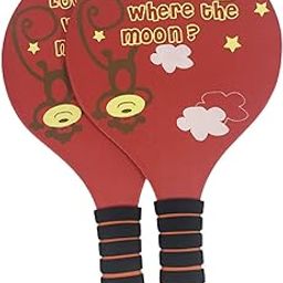 Meadawgs®Badminton Rackets Fitness for Child Playset Lawn Wooden Beach Tennis Rackets Red|Sporting Goods | Tennis & Racquet Sports | Tennis |2 Rackets-picture-16