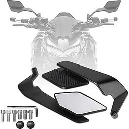 Motude Universal Mirror Motorcycle Rear View Anti Glare Convex Mirrors Aluminum Body Suitable for All Naked Bikes-27