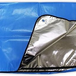 Hawk TC500-MAT Multipurpose Heavy Blanket, Orange and Silver-image-34