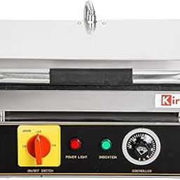 Kiran Enterprises 9 Slice Jumbo Electric Commercial Sandwich Maker Grill (Multicolor)-picture-25