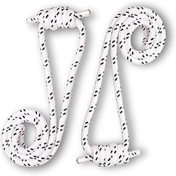 Preeti Yoga Combo of Medical Yoga Ropes | Combo of Yoga Ropes for Physiotherapy | Medical Yoga Ropes for Exercise Combos (16mm-Long White & Black Dots)-image-50