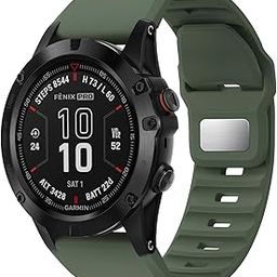 QuickFit 26MM Watch Band Compatible for Garmin Fenix 7X/6X/5X, Fenix 7X Pro/6X Pro/5X Plus, Soft Replacement Wristband for Garmin Enduro, Enduro2, Instinct 2X, Epix Pro 51mm and Tactix 7 Pro-picture-6