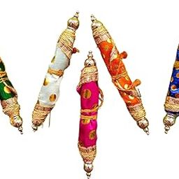 Natal Crafts Decorative Umbrella-Shaped Money Envelopes (Set of 5) – Coin & Note Holder – Handmade Indian Shagun Covers for Weddings & Festivals (Scroll Type Envelope)-image-69
