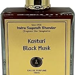 INDRA SUGANDH BHANDAR Luxury Perfume For Men Black Musk|Kasturi Original Musky, Woody & Spicy Long Lasting Eau De Parfum 100ml Spray Pack-image-16