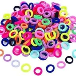 PMW - 50 Pieces Baby Girl's Mini Elastic Soft Rubber Hair Bands Rubber Band (Multicolor)-image-39