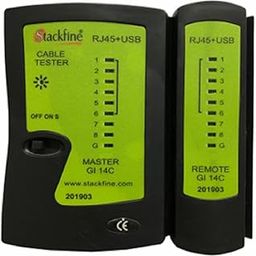 STACKFINE Cable Tester Rj 45 + Rj 11-25