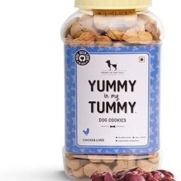 Heads Up For Tails Yummy in My Tummy Real Chicken Liver Dog Biscuits for Puppy & Adult Dog - 800 g | Puppy Treats for Training, Chicken Dog Treats-picture-27
