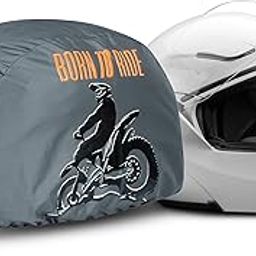 Helmet Dust Cover for All Types Bike/Scoter/Sports Helmets - Drawstring Closure wiht Lock-image-88