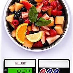Trint™ Digital Kitchen Food Weighing Scale for Healthy Living – Ideal for Home Baking, Cooking, Fitness & Balanced Diet | 10kg x 1g Accuracy | Includes 2 Batteries | Model: SF400/A121 | Color White-picture-27