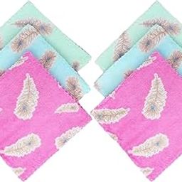 Set of 6 Microfiber Handkerchiefs (25x25 cm), 400 GSM Soft Face Towels for Women, Babies, Girls & Kids – Super Absorbent & Lightweight-image-49