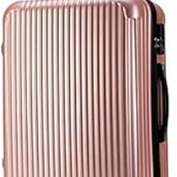 360 Rotating 4 Wheel ABS, PC Material Large Hard-sided Travel Bag (Rose Gold, 24Inch)-image-85